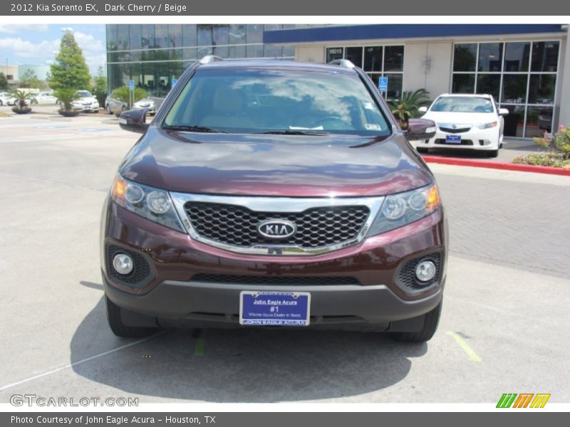 Dark Cherry / Beige 2012 Kia Sorento EX