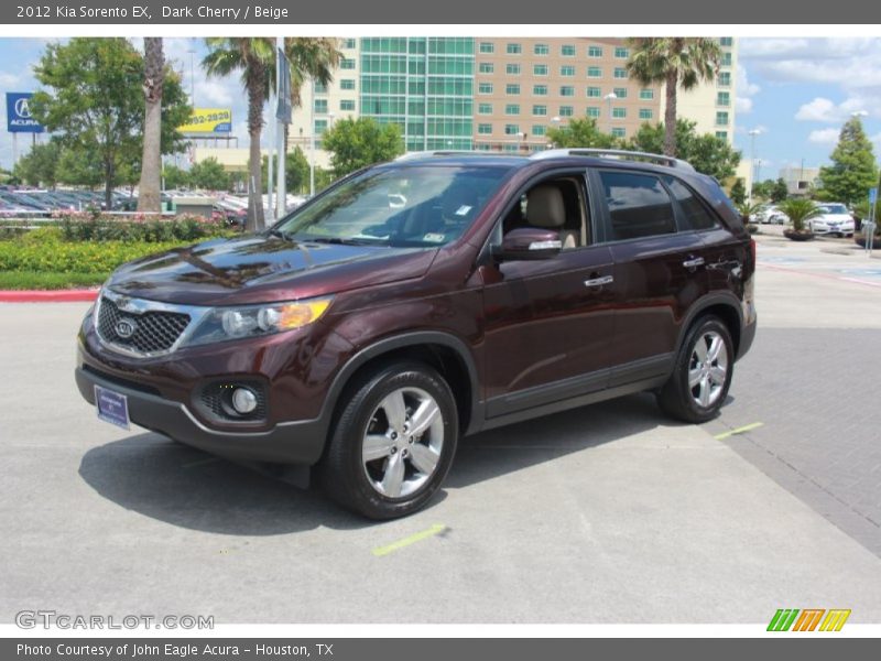 Dark Cherry / Beige 2012 Kia Sorento EX