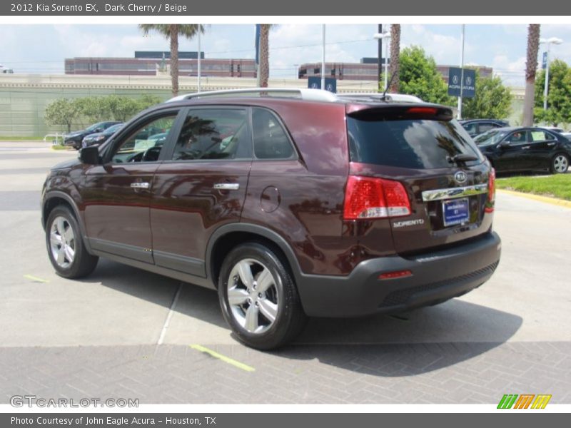Dark Cherry / Beige 2012 Kia Sorento EX