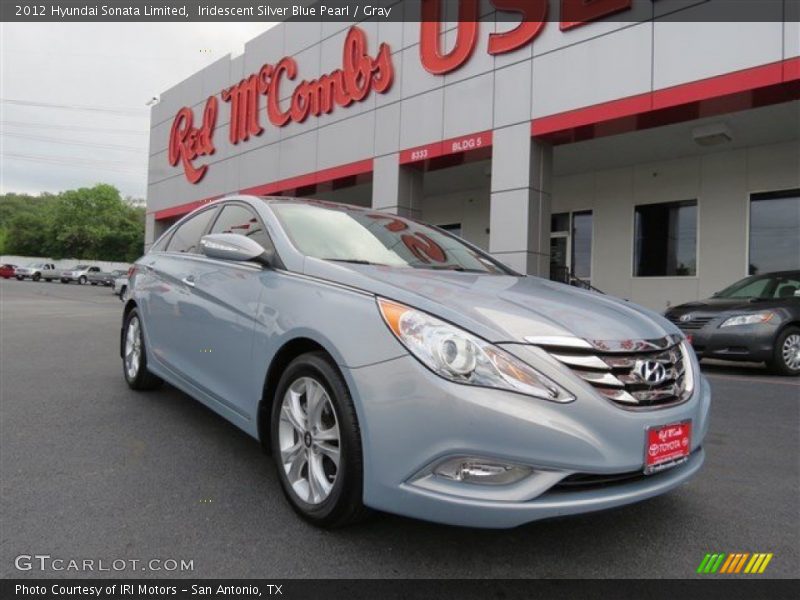 Iridescent Silver Blue Pearl / Gray 2012 Hyundai Sonata Limited
