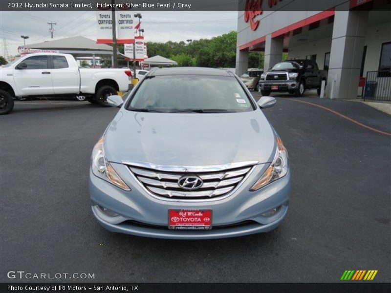 Iridescent Silver Blue Pearl / Gray 2012 Hyundai Sonata Limited