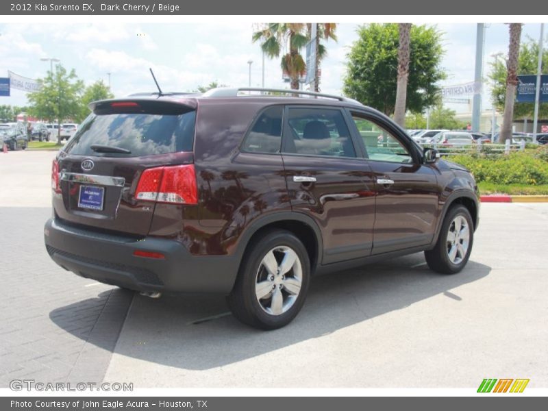 Dark Cherry / Beige 2012 Kia Sorento EX