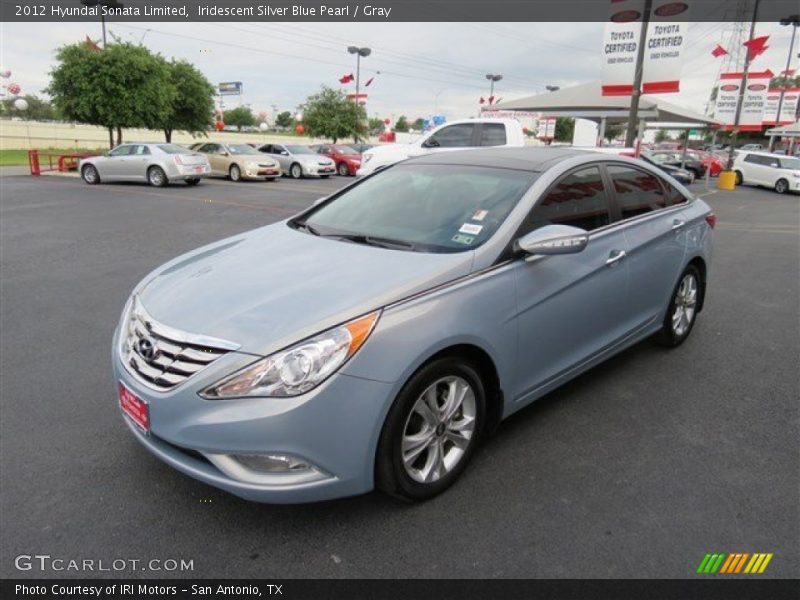 Iridescent Silver Blue Pearl / Gray 2012 Hyundai Sonata Limited