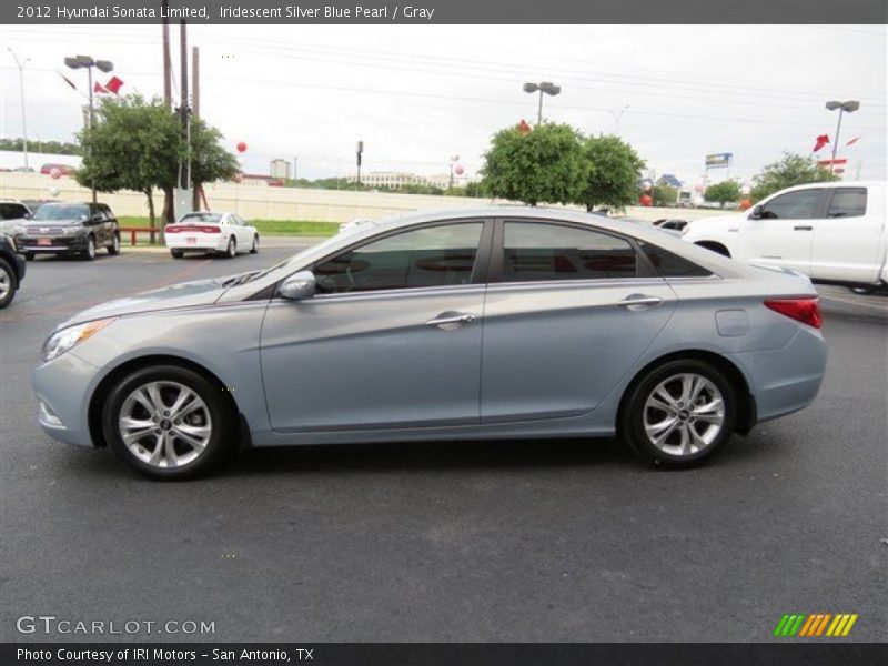 Iridescent Silver Blue Pearl / Gray 2012 Hyundai Sonata Limited