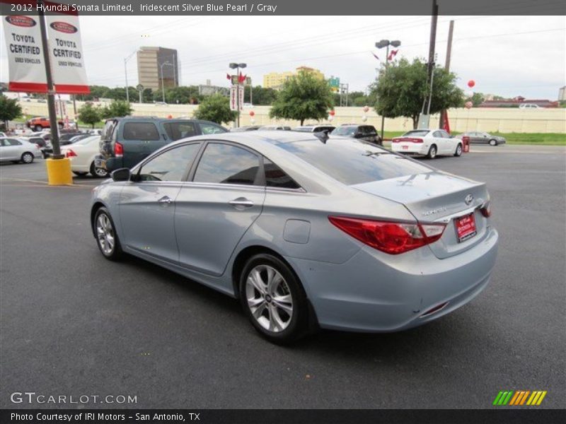 Iridescent Silver Blue Pearl / Gray 2012 Hyundai Sonata Limited