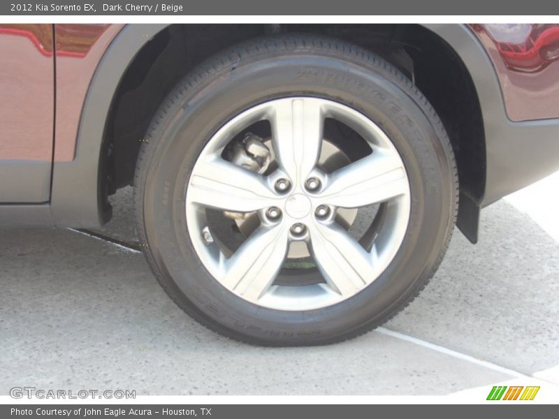 Dark Cherry / Beige 2012 Kia Sorento EX