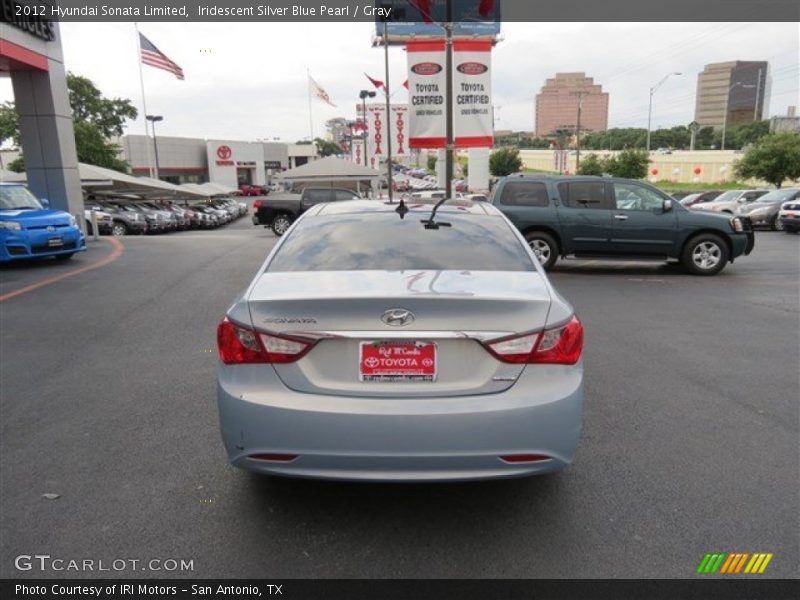Iridescent Silver Blue Pearl / Gray 2012 Hyundai Sonata Limited