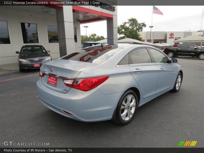 Iridescent Silver Blue Pearl / Gray 2012 Hyundai Sonata Limited
