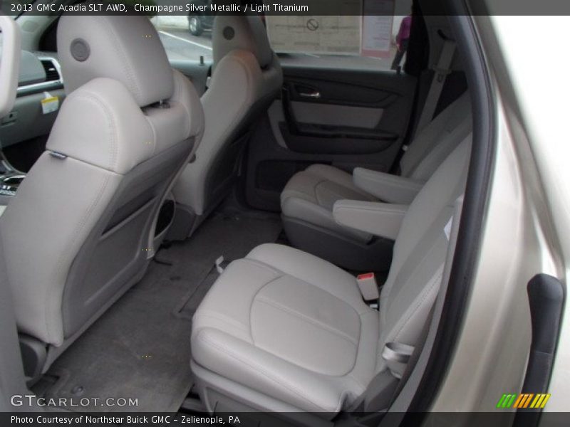 Champagne Silver Metallic / Light Titanium 2013 GMC Acadia SLT AWD