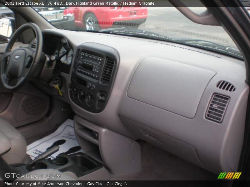 Dark Highland Green Metallic / Medium Graphite 2002 Ford Escape XLT V6 4WD