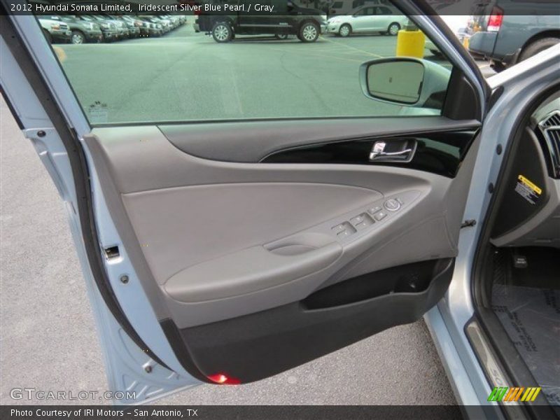 Iridescent Silver Blue Pearl / Gray 2012 Hyundai Sonata Limited