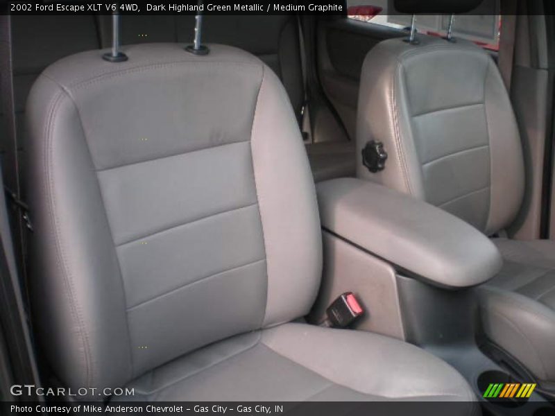 Dark Highland Green Metallic / Medium Graphite 2002 Ford Escape XLT V6 4WD