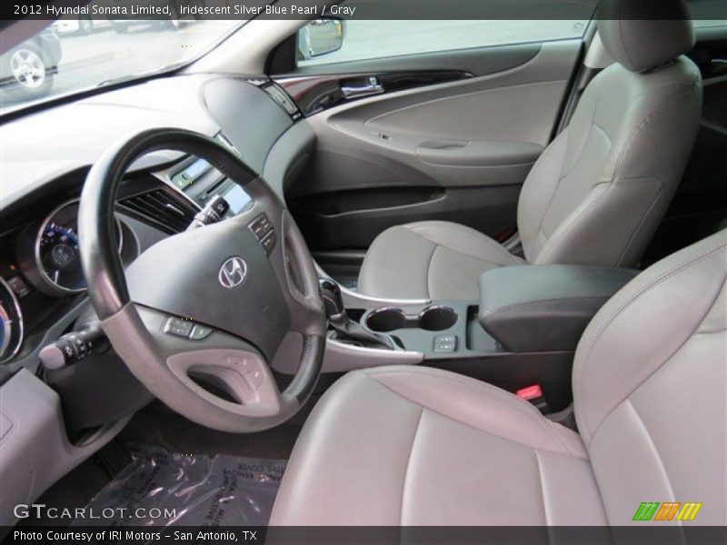 Iridescent Silver Blue Pearl / Gray 2012 Hyundai Sonata Limited
