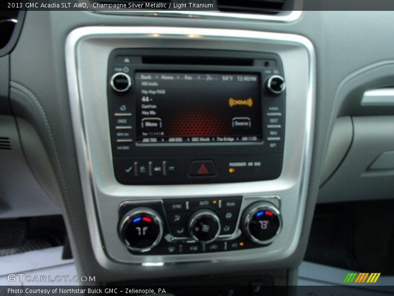 Champagne Silver Metallic / Light Titanium 2013 GMC Acadia SLT AWD