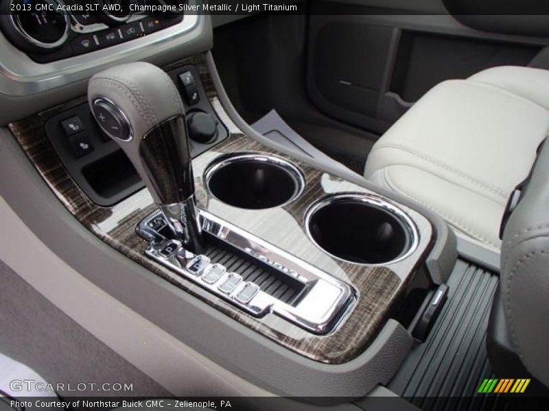 Champagne Silver Metallic / Light Titanium 2013 GMC Acadia SLT AWD