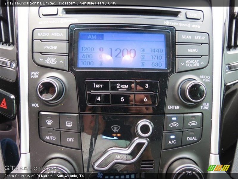 Iridescent Silver Blue Pearl / Gray 2012 Hyundai Sonata Limited
