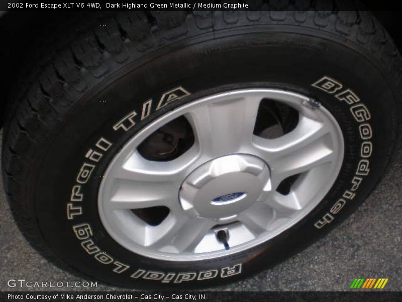 Dark Highland Green Metallic / Medium Graphite 2002 Ford Escape XLT V6 4WD