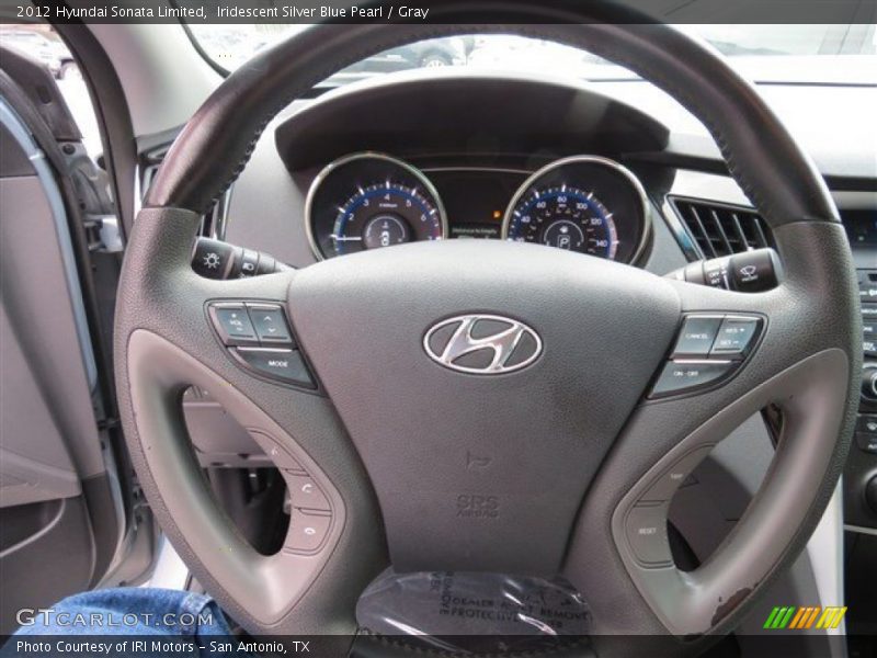 Iridescent Silver Blue Pearl / Gray 2012 Hyundai Sonata Limited
