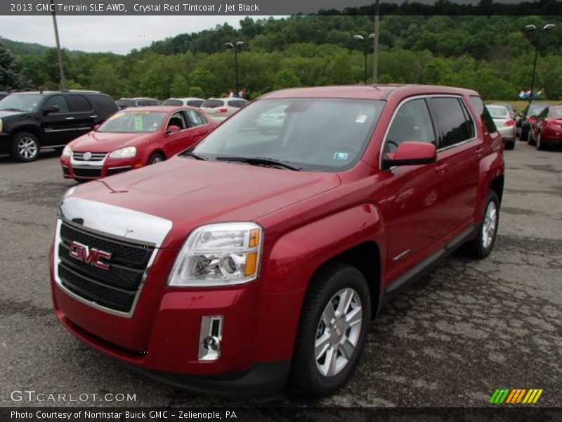 Crystal Red Tintcoat / Jet Black 2013 GMC Terrain SLE AWD