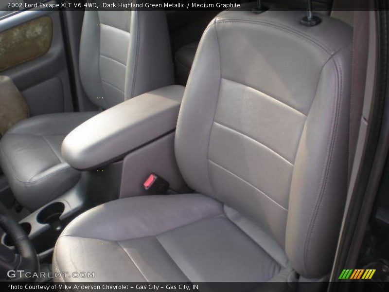 Dark Highland Green Metallic / Medium Graphite 2002 Ford Escape XLT V6 4WD