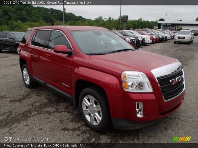 Crystal Red Tintcoat / Jet Black 2013 GMC Terrain SLE AWD