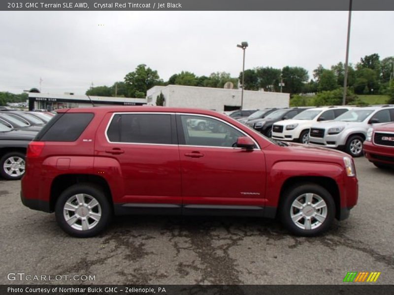 Crystal Red Tintcoat / Jet Black 2013 GMC Terrain SLE AWD