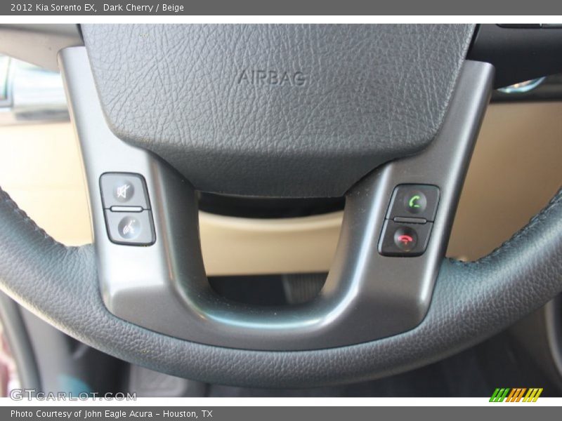 Dark Cherry / Beige 2012 Kia Sorento EX