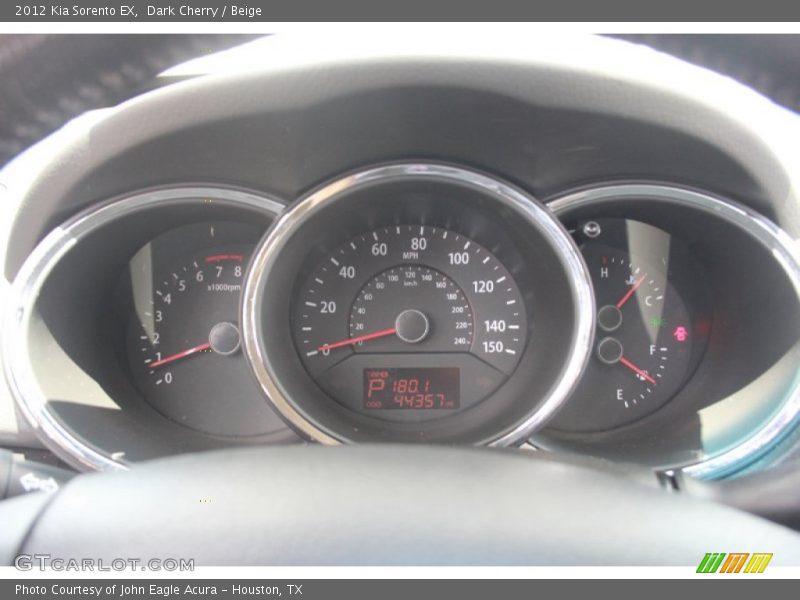 Dark Cherry / Beige 2012 Kia Sorento EX
