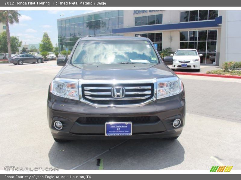 Polished Metal Metallic / Beige 2012 Honda Pilot Touring