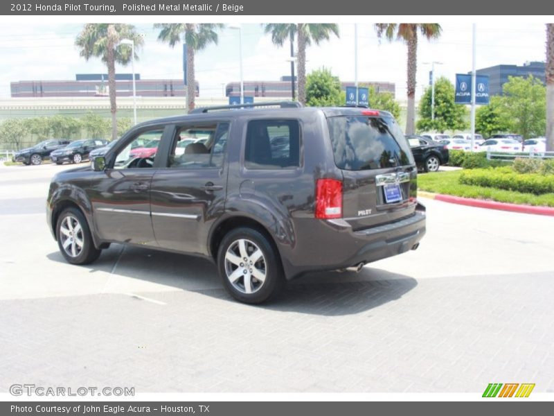 Polished Metal Metallic / Beige 2012 Honda Pilot Touring