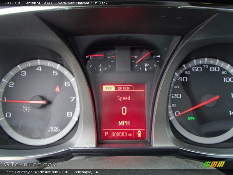 Crystal Red Tintcoat / Jet Black 2013 GMC Terrain SLE AWD