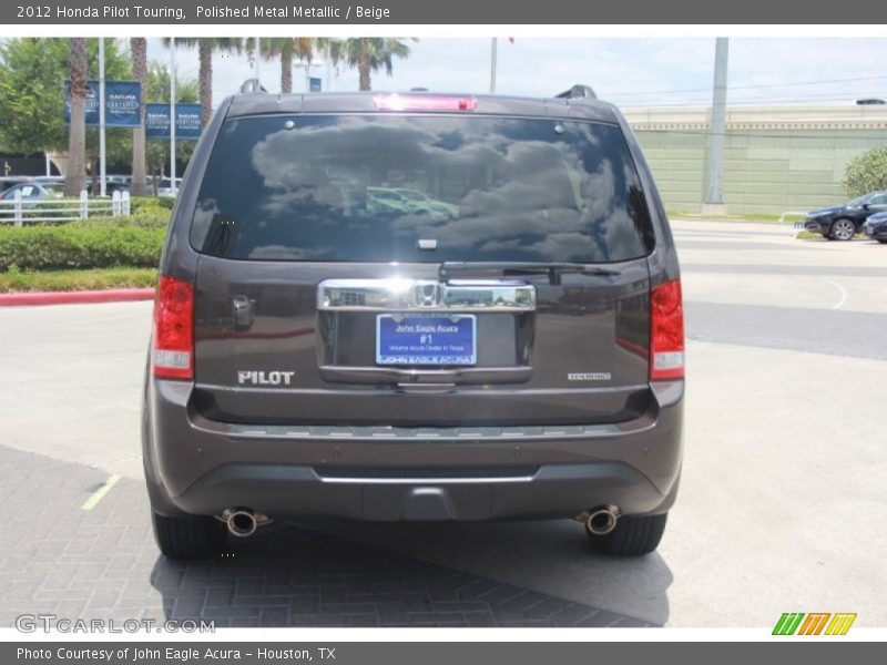 Polished Metal Metallic / Beige 2012 Honda Pilot Touring