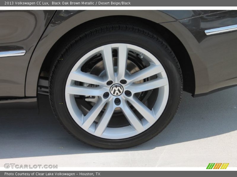 Black Oak Brown Metallic / Desert Beige/Black 2013 Volkswagen CC Lux