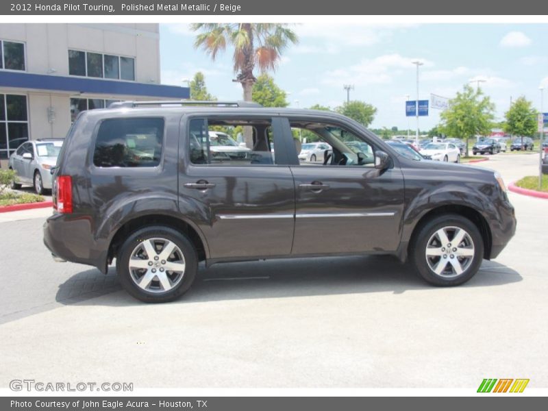 Polished Metal Metallic / Beige 2012 Honda Pilot Touring