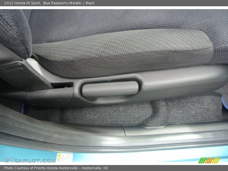 Blue Raspberry Metallic / Black 2012 Honda Fit Sport