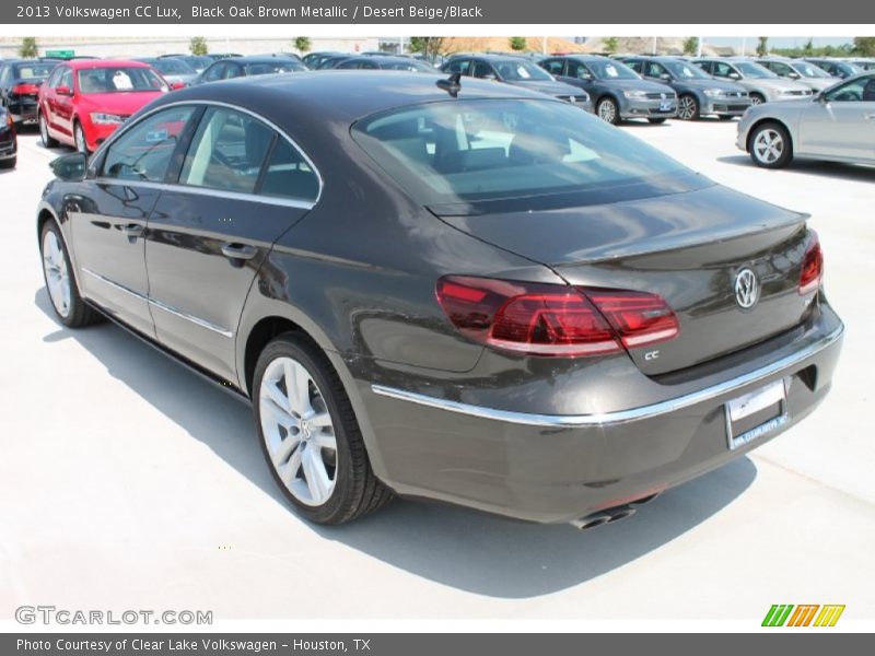 Black Oak Brown Metallic / Desert Beige/Black 2013 Volkswagen CC Lux