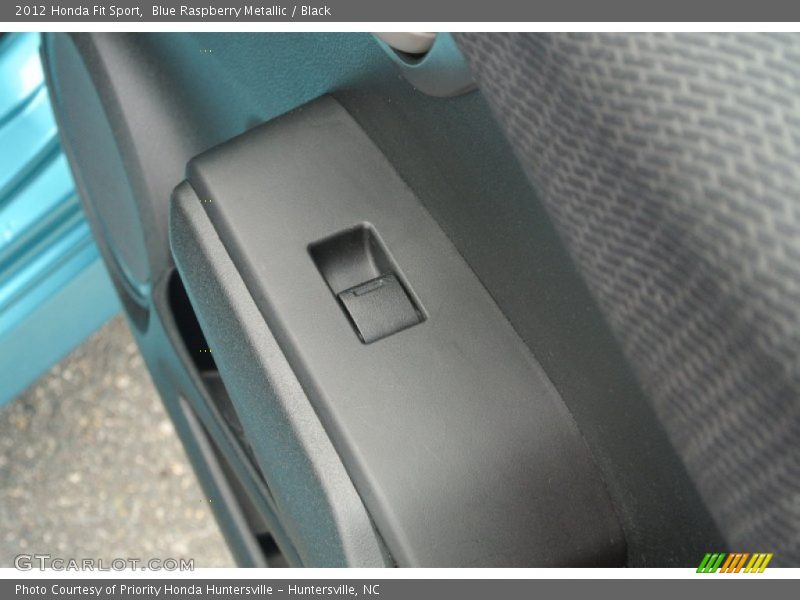 Blue Raspberry Metallic / Black 2012 Honda Fit Sport