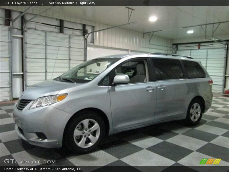 Silver Sky Metallic / Light Gray 2011 Toyota Sienna LE