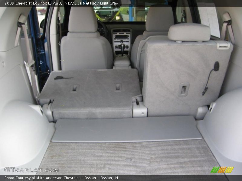 Navy Blue Metallic / Light Gray 2009 Chevrolet Equinox LS AWD