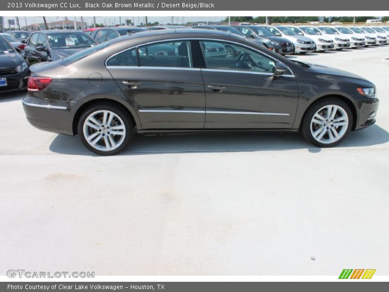 Black Oak Brown Metallic / Desert Beige/Black 2013 Volkswagen CC Lux