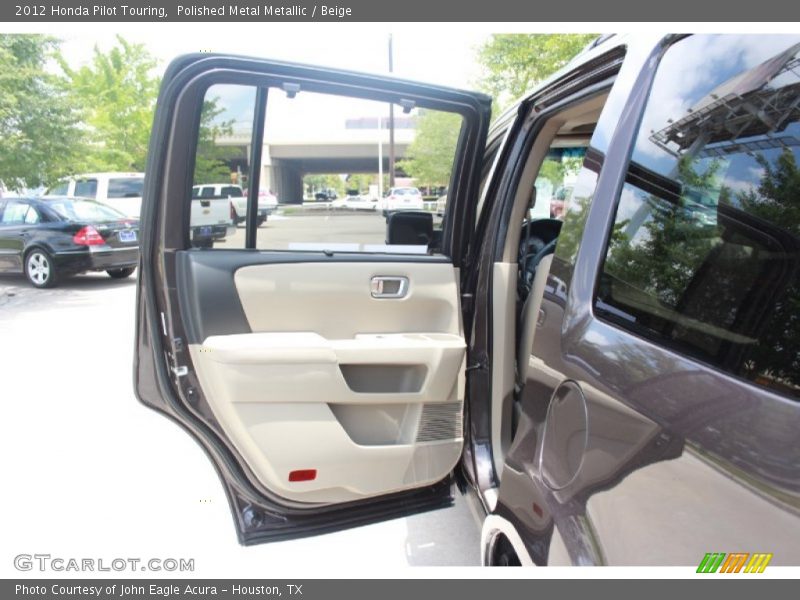 Polished Metal Metallic / Beige 2012 Honda Pilot Touring