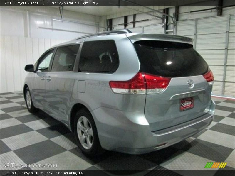 Silver Sky Metallic / Light Gray 2011 Toyota Sienna LE
