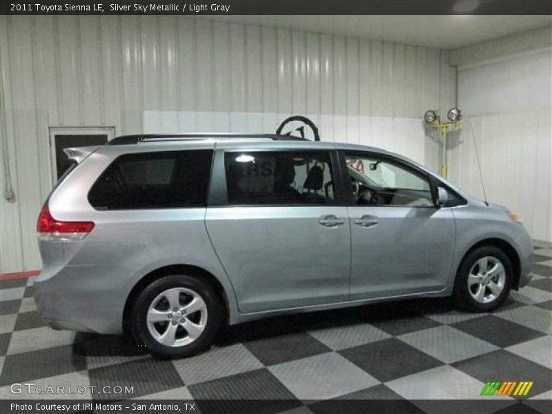 Silver Sky Metallic / Light Gray 2011 Toyota Sienna LE