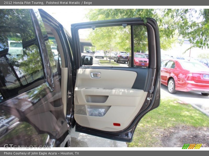 Polished Metal Metallic / Beige 2012 Honda Pilot Touring