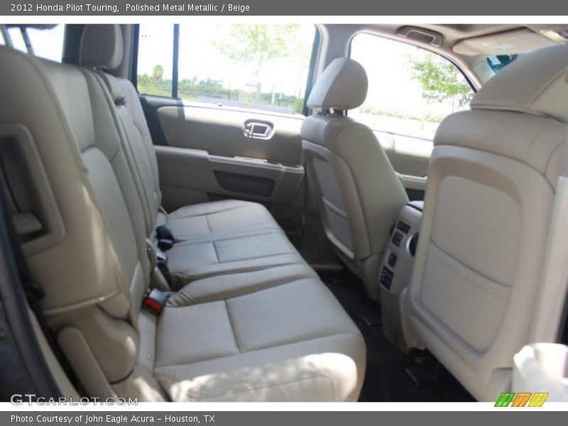 Polished Metal Metallic / Beige 2012 Honda Pilot Touring