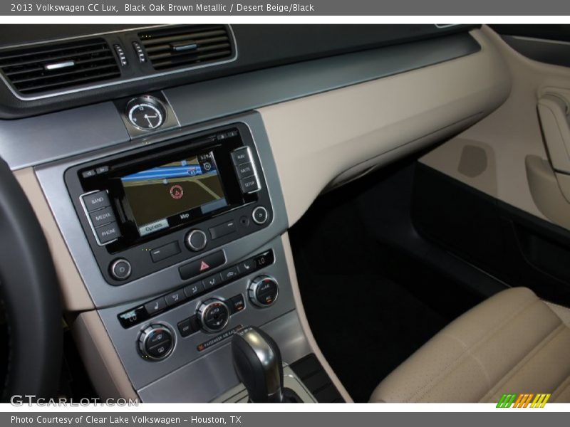 Black Oak Brown Metallic / Desert Beige/Black 2013 Volkswagen CC Lux