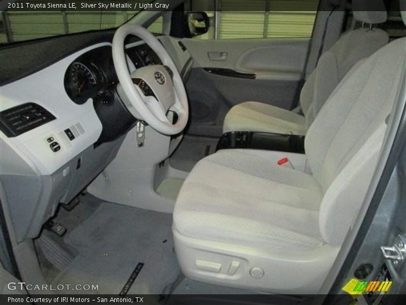 Silver Sky Metallic / Light Gray 2011 Toyota Sienna LE