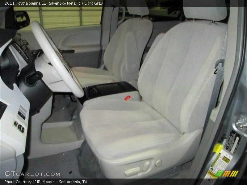 Silver Sky Metallic / Light Gray 2011 Toyota Sienna LE