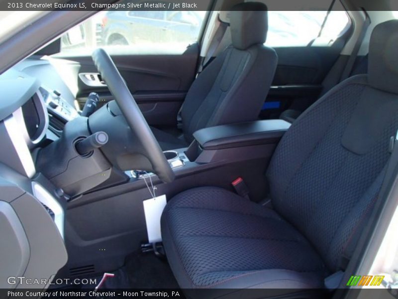 Champagne Silver Metallic / Jet Black 2013 Chevrolet Equinox LS