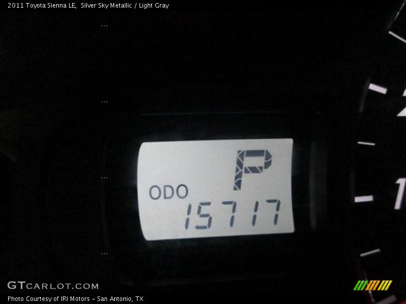 Silver Sky Metallic / Light Gray 2011 Toyota Sienna LE